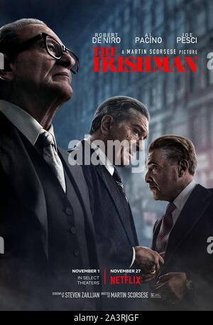 L'irlandese (2019), diretto da Martin Scorsese. Credito: STX Entertainment / Album Foto Stock