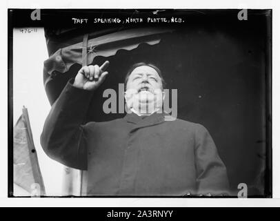 Taft parlando North Platte, Neb. Foto Stock