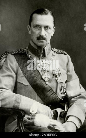 Il barone Carl Gustaf Emil Mannerheim (1867 - 1951) era un finlandese leader militare e statista. Mannerheim servito come il capo militare dei bianchi in Foto Stock