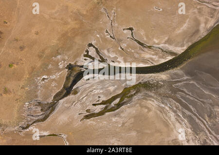 Il Lago Natron, Valle del Rift, Tanzania, Africa Foto Stock