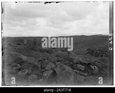 Tell el-Ful battlefield ecc. Campo di battaglia, a est di Olivet Foto Stock