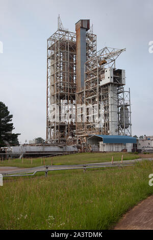 Piattaforma di test, Redstone Arsenal, Huntsville, Alabama Foto Stock