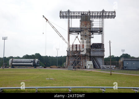 Piattaforma di test, Redstone Arsenal, Huntsville, Alabama Foto Stock