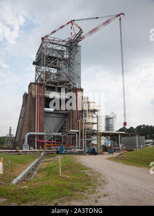 Piattaforma di test, Redstone Arsenal, Huntsville, Alabama Foto Stock