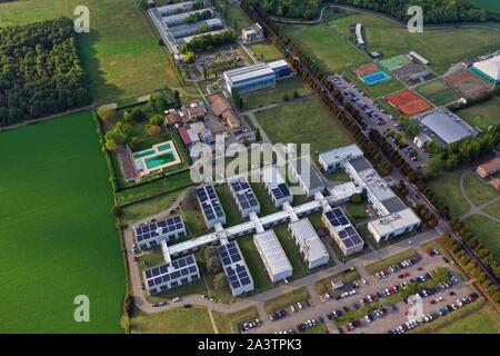 Vista aerea del campus dell'Università di Parma / Italia Foto Stock