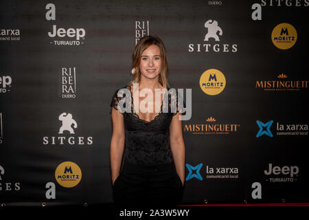 Goya Toledo en la alfombra roja del Festival de cine fantástico de Cataluña España 10/10/2019 Foto Stock