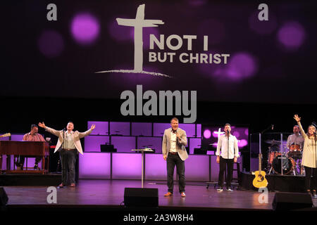 Il culto presso Thomas Road Baptist Church di Lynchburg, VA, Stati Uniti d'America Foto Stock