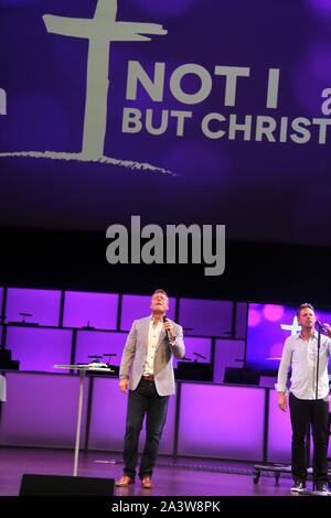 Il culto presso Thomas Road Baptist Church di Lynchburg, VA, Stati Uniti d'America Foto Stock