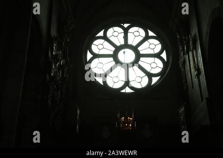 VARNHEM 20190625Varnhems klosterkyrka är en kyrkobyggnad som sedan 2018 tillhör Valle församling. Den ligger vid Billingen ho Skara kommun. Varnhem chiesa abbaziale. Foto Jeppe Gustafsson Foto Stock