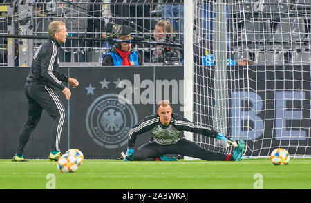 Germania- Argentina, calcio, Dortmund, Ottobre 09, 2019 Marc-andré TER STEGEN, portiere DFB 22 , Andreas KOEPKE , goalkeeper coach DFB, Germania - ARGENTINA 2-2 amichevole, tedesco di calcio nazionale, DFB , stagione 2019/2020, Ottobre 09, 2019 a Dortmund, Germania. © Peter Schatz / Alamy Live News Foto Stock