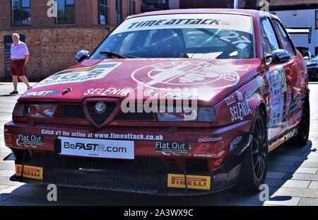 1993 Alfa Romeo 155, Time Attack costruire Foto Stock