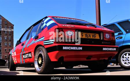 1992 stile Rally Lancia Delta HF Foto Stock