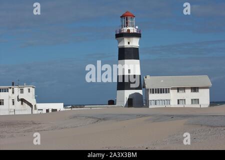 Faro di Cape Recife, Port Elizabeth, Sudafrica Foto Stock