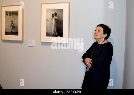 Guanajuato, Gto. 09 agosto 2019. La fotógrafa Graciela Iturbide presenta su exposición "habla Cuando la luz', que se compone de 150 piezas en el museo Conde Rul, dentro de la edición 47 del Festival Internacional Cervantino. Foto: Rafael Montero/DAMMPHOTO Foto Stock