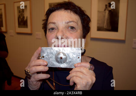 Guanajuato, Gto. 09 agosto 2019. La fotógrafa Graciela Iturbide presenta su exposición "habla Cuando la luz', que se compone de 150 piezas en el museo Conde Rul, dentro de la edición 47 del Festival Internacional Cervantino. Foto: Rafael Montero/DAMMPHOTO Foto Stock