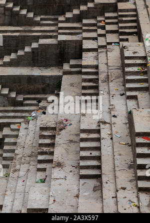 Dhabhai ka Kund stepwell, Rajasthan, Bundi, India Foto Stock