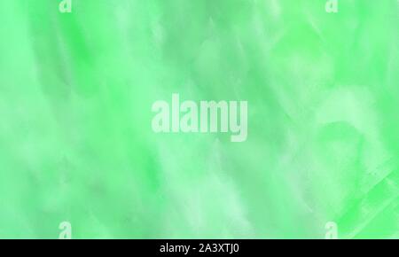 Bellissimo sfondo spazzolato con luce colorata verde, verde pallido e turchese pallido dipinte a colori. Foto Stock