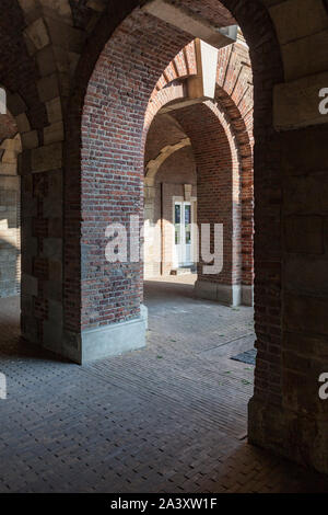 Arcata della cittadella di Wesel Foto Stock