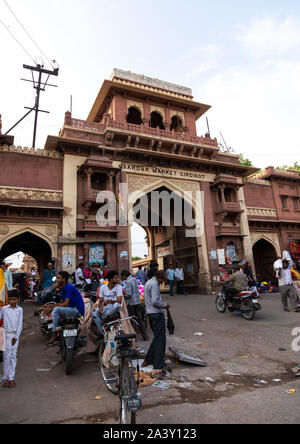 Mercato Sardar old tower, Rajasthan, Jodhpur, India Foto Stock