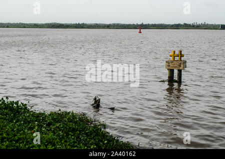 Il Malecon del Rio Magdalena in Barranquilla Foto Stock