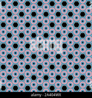 Bella multi colore Design Pattern per i tessili di sfondo o Wallpaper Foto Stock