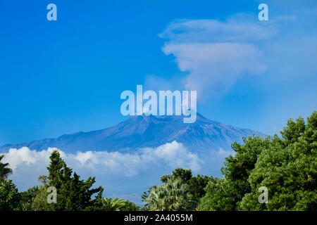 Il monte Etna, Sicilia Foto Stock