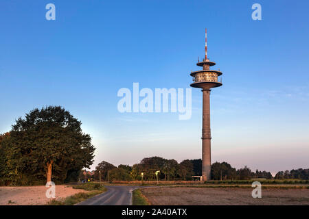 La torre della radio di Schiefbahn Foto Stock