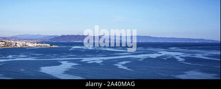 La vista su Mojacar Playa Spagna Foto Stock