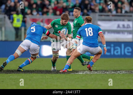 Attacco irlanda durante la Guinness Sei Nazioni 2019 - Italia vs Irlanda , Italia, 24 Feb 2019, Rugby Rugby italiano Team nazionali Foto Stock