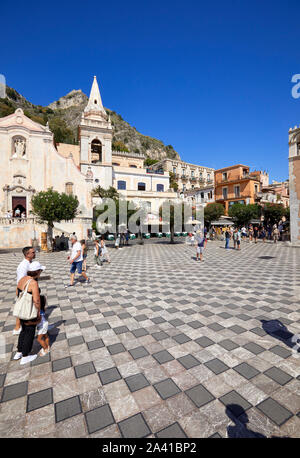 Taormina, Sicilia Foto Stock