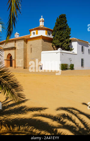 Il convento francescano di Santa Maria de la Rábida, Palos de la Frontera. La provincia di Huelva. Southern Andalusia, Spagna. Europa Foto Stock