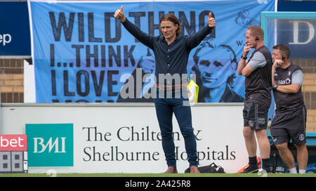 High Wycombe, Regno Unito. 03 Ago, 2019. GARETH AINSWORTH manager di Wycombe Wanderers, secondo come riferito essendo collegate con Sunderland & Millwall football club. Credito: prime immagini multimediali/Alamy Live News Foto Stock