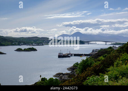 Kyle of Lochalsh Ross and Cromarty Ross-shire Highland Scozia Scotland Foto Stock