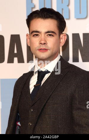 Londra, Regno Unito. 10 ottobre, 2019. Jack McMullen assiste il "Le Mans 66" Premiere durante la 63a BFI London Film Festival presso l' Odeon Luxe Cinema, Leicester Square a Londra. Credito: SOPA Immagini limitata/Alamy Live News Foto Stock