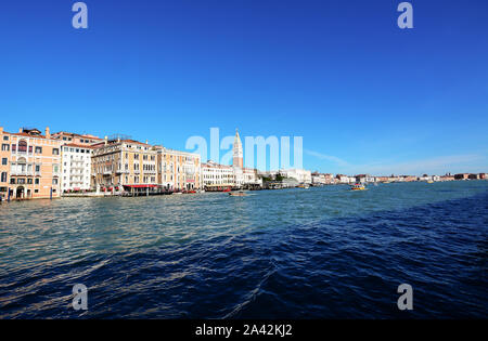 La Bella Venezia visto dalla laguna Foto Stock