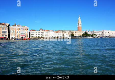 La Bella Venezia visto dalla laguna Foto Stock