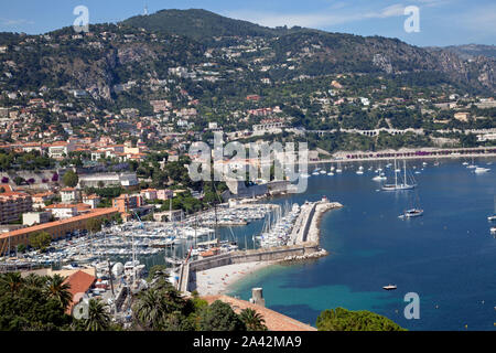 Resort di lusso di Villefranche sur Mer. Costa Azzurra, Cote d Azur, Francia. Foto Jeppe Gustafsson Foto Stock