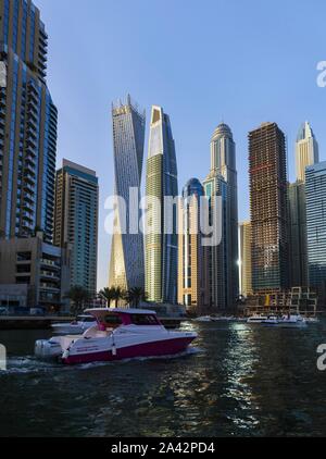 'Ghetto turistico' in Dubai Marina Foto Stock