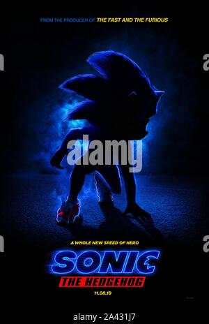 SONIC THE HEDGEHOG (2020), diretto da Jeff Fowler. Credito: Paramount Pictures / Album Foto Stock