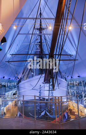 OSLO, Norvegia - 7 Maggio 2013: Fram - La nave polare presso il Museo Fram in Oslo. Norvegia Foto Stock
