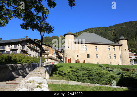 Maison Forte Hautetour. Saint-Gervais-les-Bains. Alta Savoia. Francia. Foto Stock