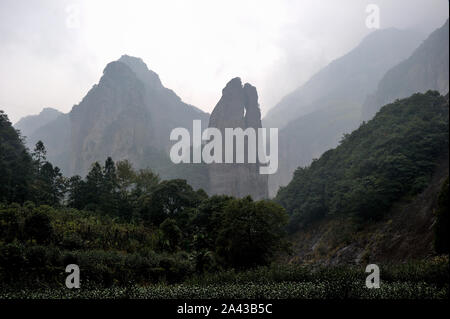 Paesaggio antico (picco di forbici, Cina) Foto Stock