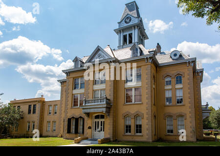 La storica 1903 Newton County Courthouse in Newton, Texas Foto Stock