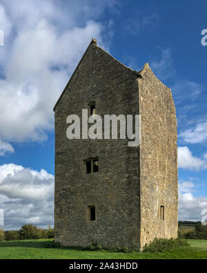 Torre rovina, Bruton Doveccte Foto Stock