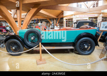 Museo dell'automobile di Loheac Foto Stock