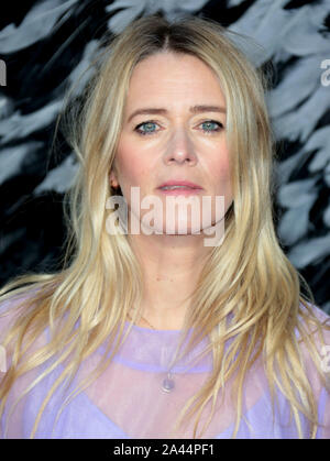 Oct 09, 2019 - Londra, Inghilterra, Regno Unito - Edith Bowman arriva a Maleficent: padrona del male European Film Premiere, Odeon Imax Foto Stock