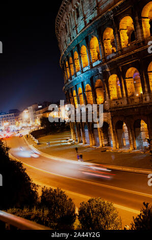 Colosseo a Roma, Italia. Foto Stock