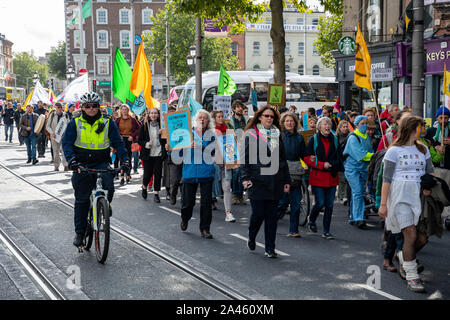 Estinzione settimana di ribellione di protesta. Dublino, Irlanda. Foto Stock