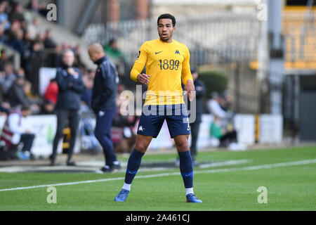 NOTTINGHAM, Inghilterra. Ottobre 12th Ben Wynterof Torquay Regno durante il Vanarama National League match tra Notts County e Torquay Regno a Meadow Lane, Nottingham sabato 12 ottobre 2019. (Credit: Jon Hobley | MI News) solo uso editoriale Credito: MI News & Sport /Alamy Live News Foto Stock