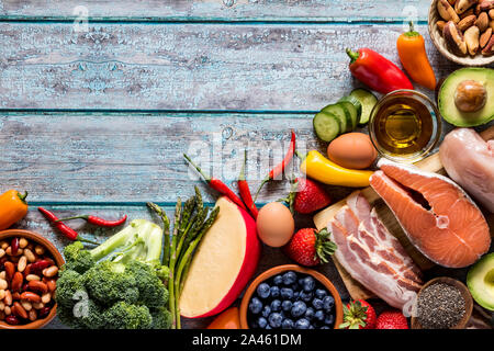 Ketogenic diet. Foto Stock